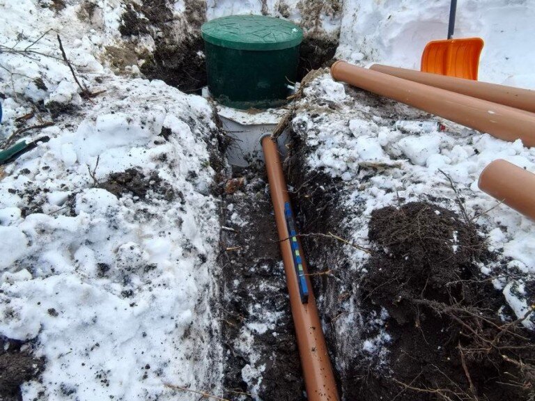 Установка септика Зорде рейн 3 в Московской области