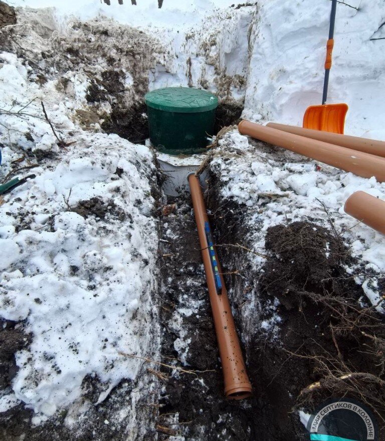 Установка септика Зорде рейн 3 в Московской области