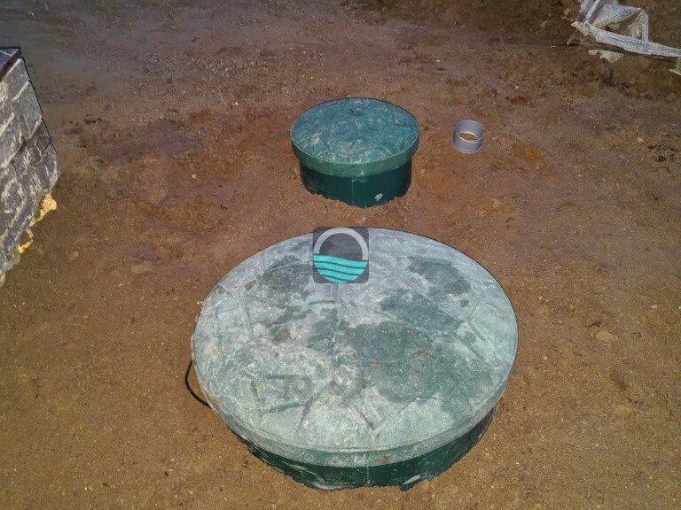 Установка септика Ново Эко 3 принудительный, Коломна, Д. Новая