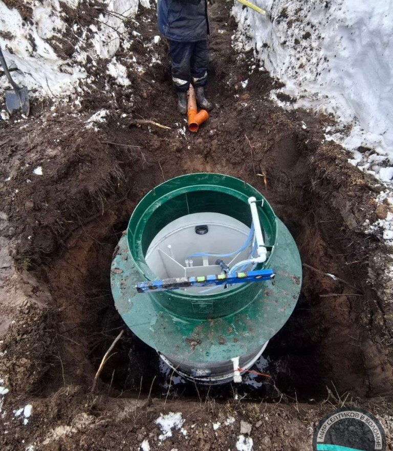 Установка септика Биодевайс ПРО 3 в Московской области