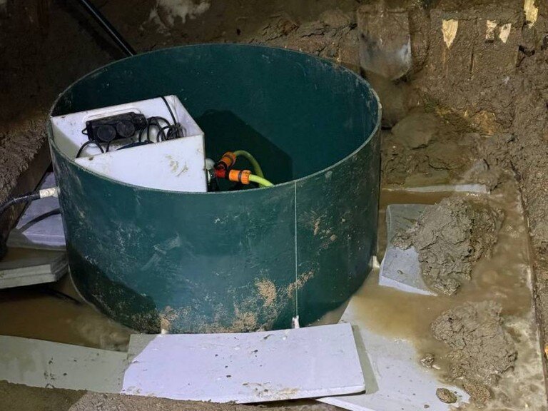 Всплыл септик, переустановка в Московской области