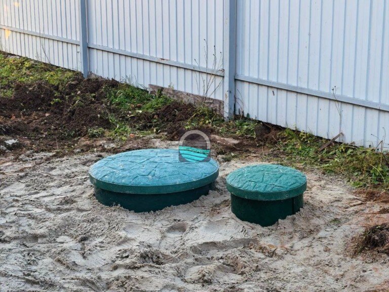 Установка септика Зорде Рейн 5 принудительный, Егорьевск, д. Рыжево